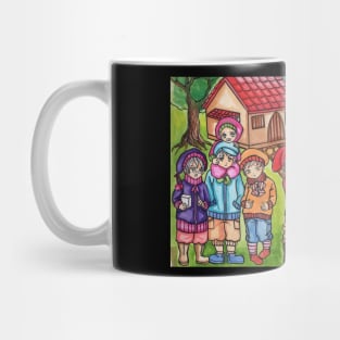 Blanche and Seven Gnomes Mug